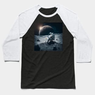 Content Creator on the Moon Baseball T-Shirt